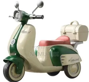 Kids' Electric Ride on Vespa Style Scooter