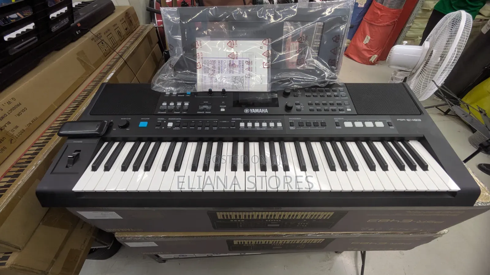 Yamaha PSR-E483 Portable Keyboard Piano
