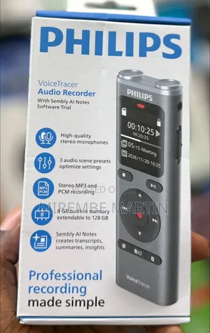 Philips VoiceTracer DVT2075 Digital Audio Recorder
