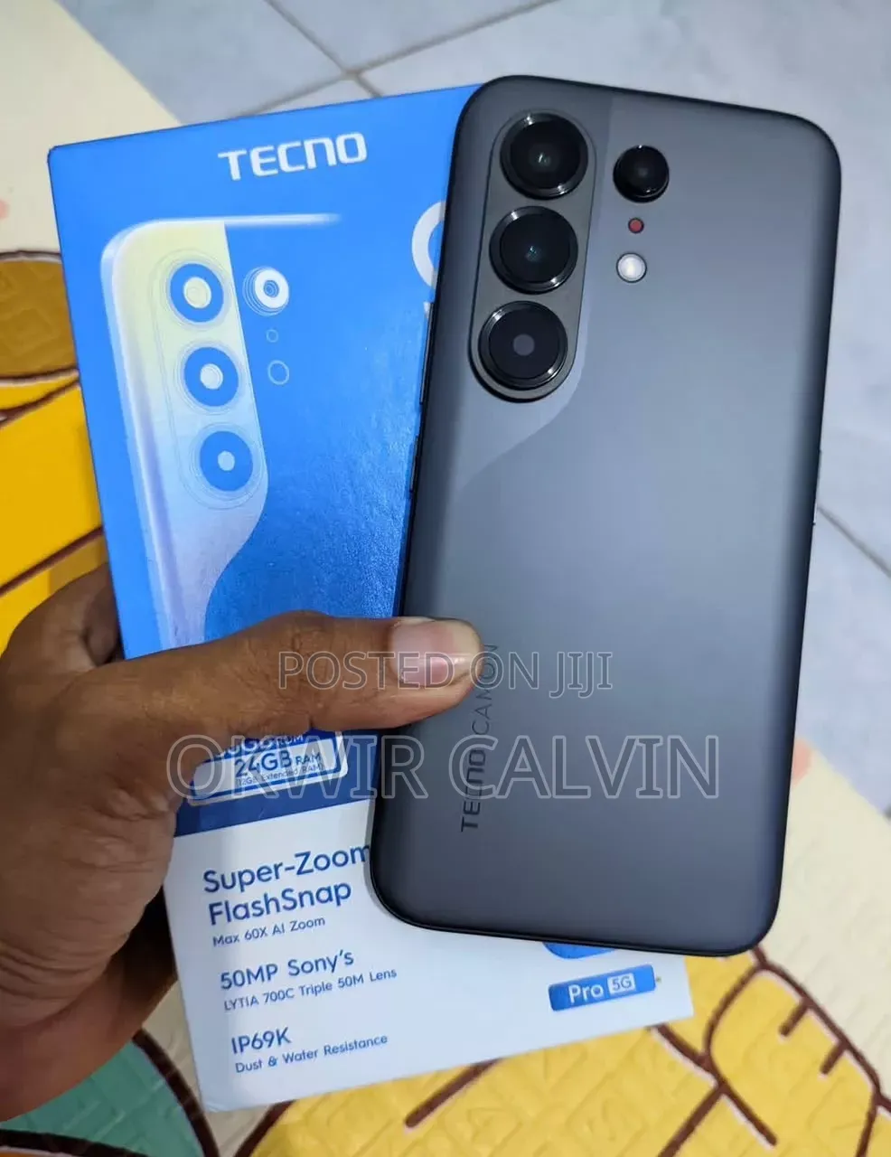 New Tecno Camon 50 Pro 256 GB Black