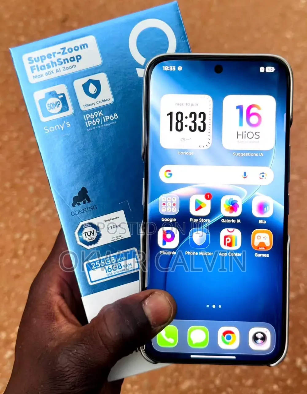 New Tecno Camon 50 Pro 256 GB Black