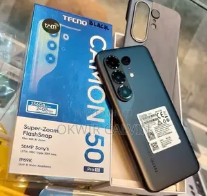 New Tecno Camon 50 Pro 256 GB Black