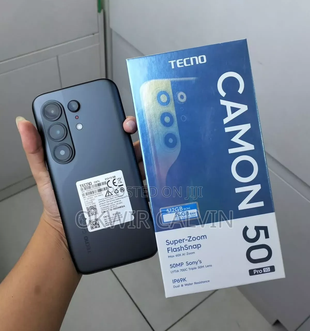 New Tecno Camon 50 Pro 256 GB Black