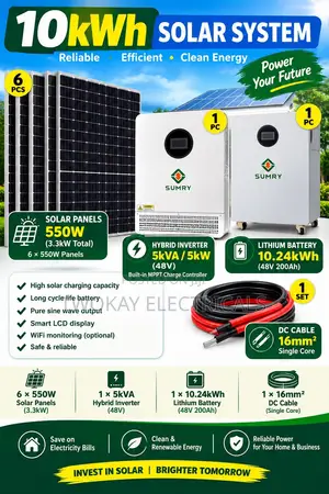 10kwh Solar System ALL IN ONE
