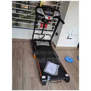 Home and Commercial Treadmill With Speakers, USB Port, Dumbells