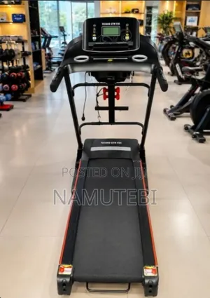 Home and Commercial Treadmill With Speakers, USB Port, Aux Dumbells