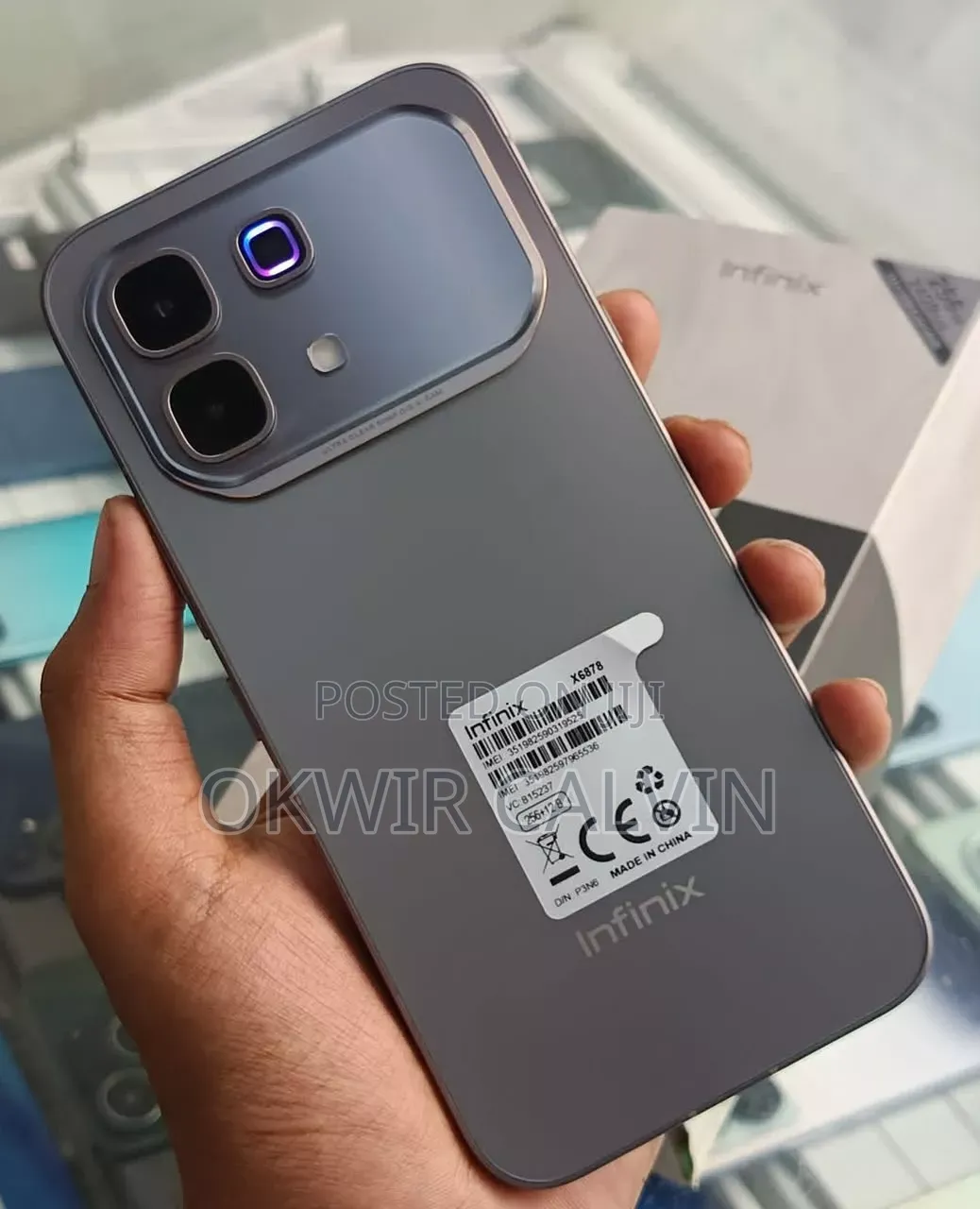 New Infinix Note 60 Pro 256 GB Gray