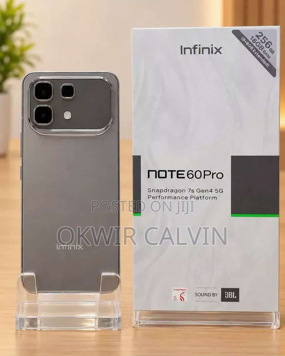 New Infinix Note 60 Pro 256 GB Black