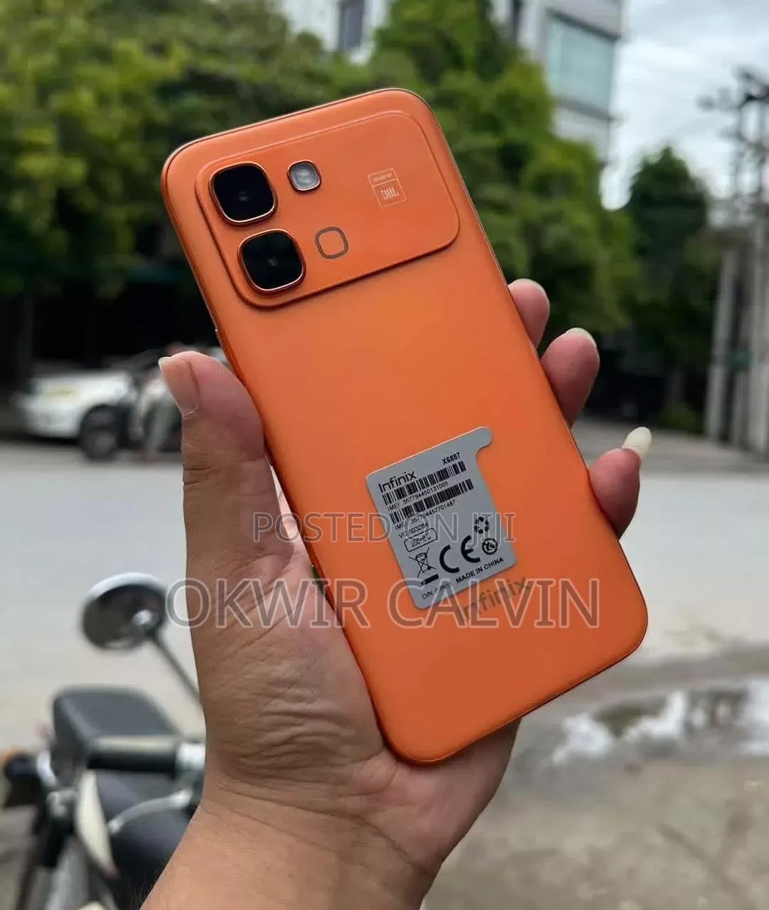 New Infinix Note Edge 256 GB Orange