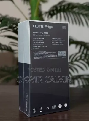 New Infinix Note Edge 256 GB Black