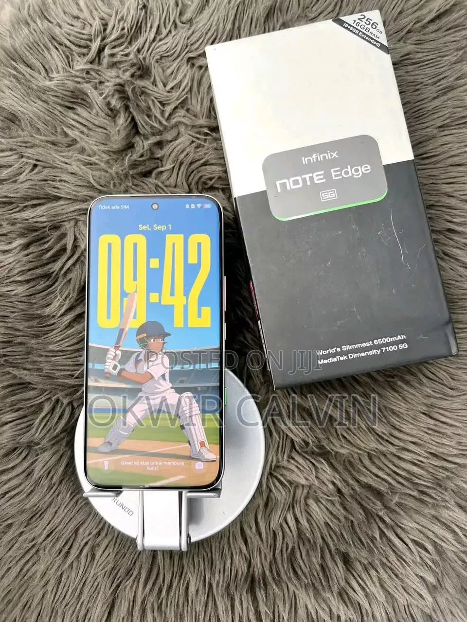 New Infinix Note Edge 256 GB Gray
