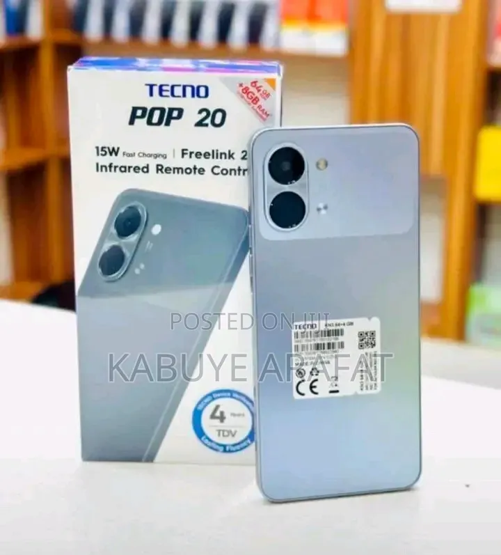 New Tecno Pop 20 64 GB White