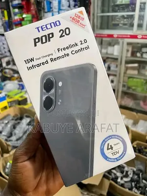 New Tecno Pop 20 128 GB Black
