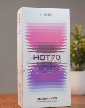 New Infinix Hot 70 128 GB Silver
