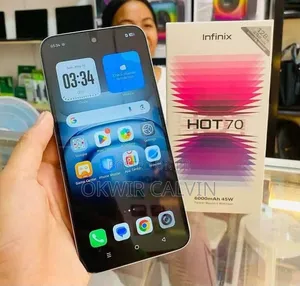 New Infinix Hot 70 128 GB Silver