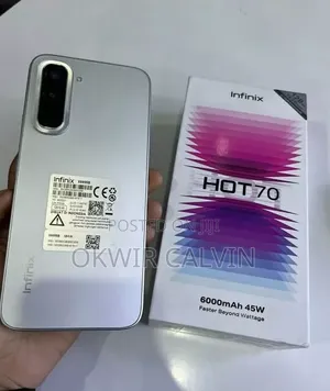 New Infinix Hot 70 128 GB Silver
