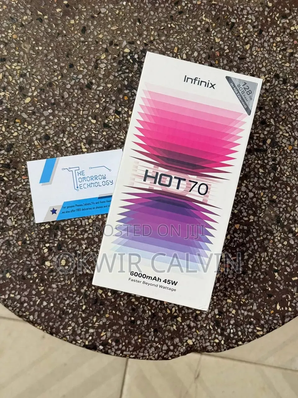 New Infinix Hot 70 128 GB Purple