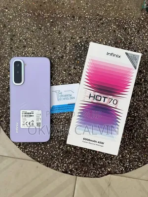 New Infinix Hot 70 128 GB Purple