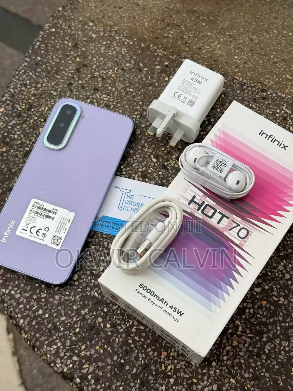New Infinix Hot 70 128 GB Pink