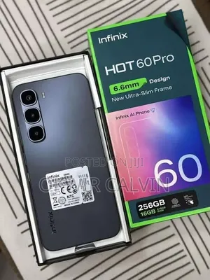 New Infinix Note 60 Pro 256 GB Black