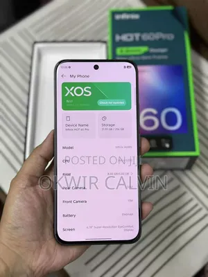 New Infinix Note 60 Pro 256 GB Black