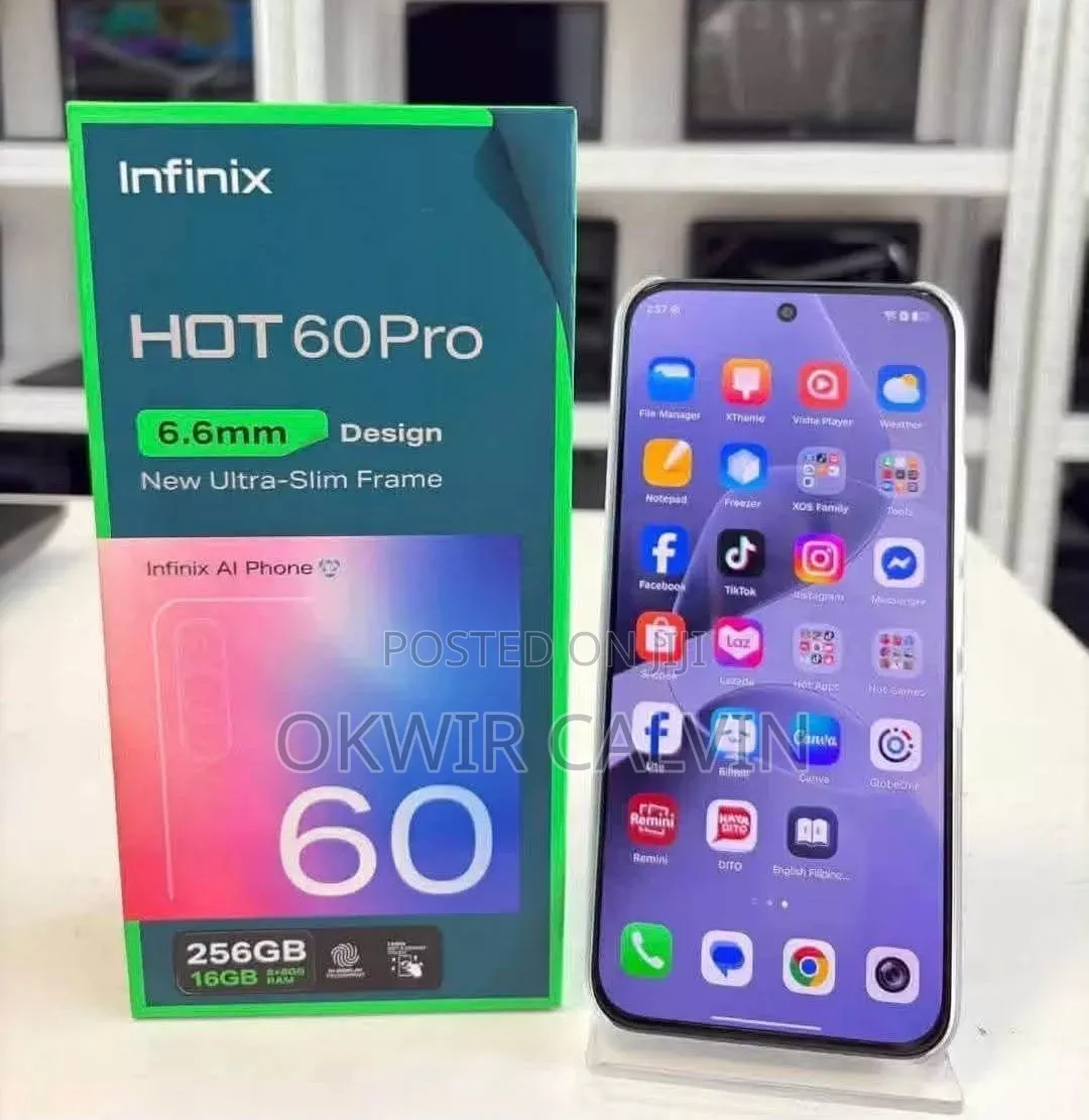 New Infinix Hot 60 Pro+ 256 GB Black