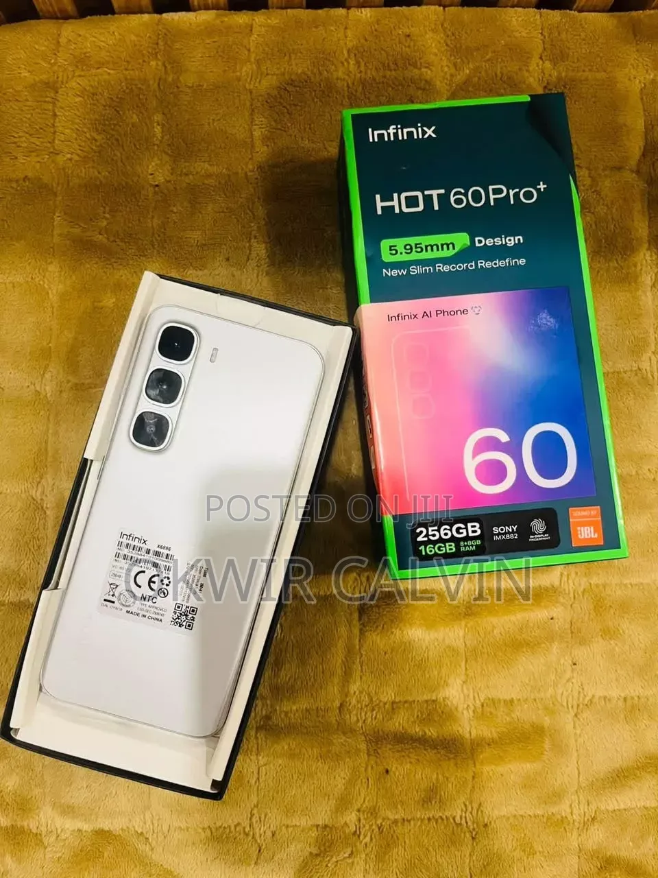 New Infinix Hot 60 Pro+ 256 GB Gold