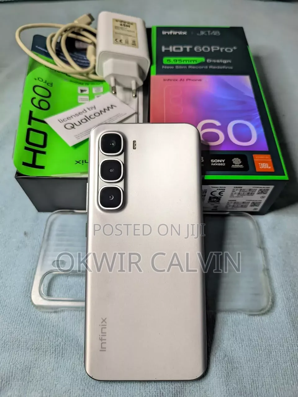 New Infinix Hot 60 Pro+ 256 GB Gold