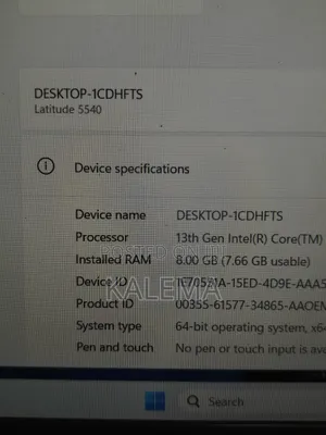 New Laptop Dell Latitude 5540 8GB Intel Core i7 SSD 512GB