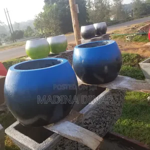 Smooth Flower Pots Both for Indoor and Outdoor on Balcony