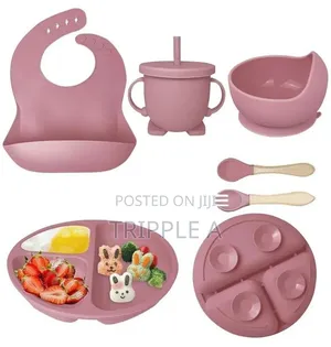 Silicone Baby Bip Feeding Set