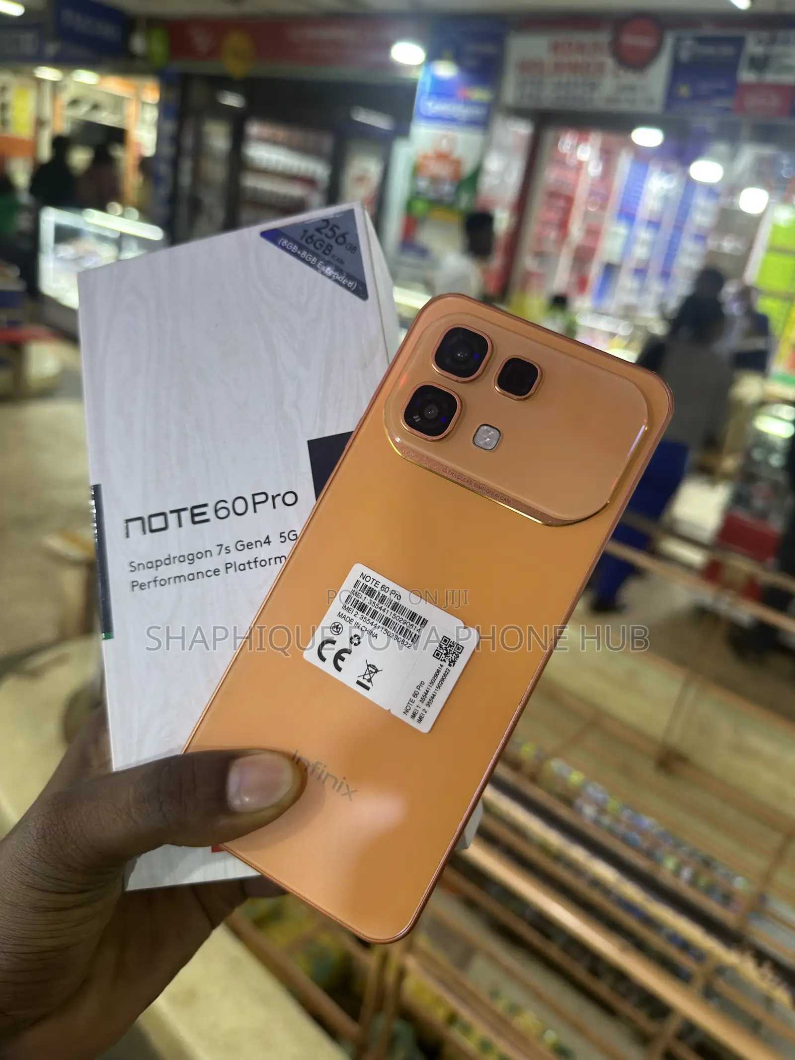 New Infinix Note 60 Pro 256 GB Orange