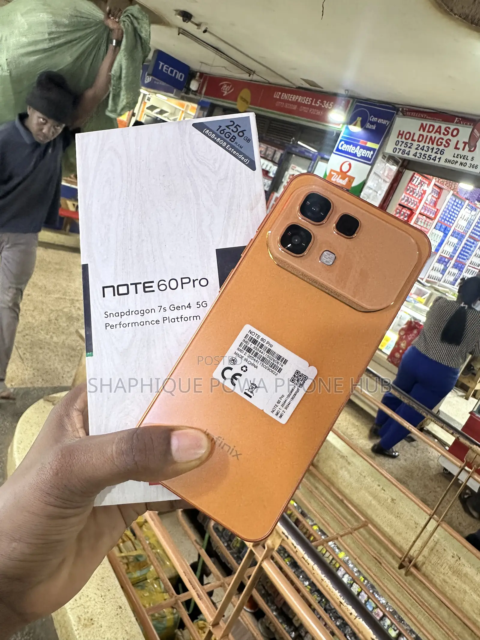 New Infinix Note 60 Pro 256 GB Orange
