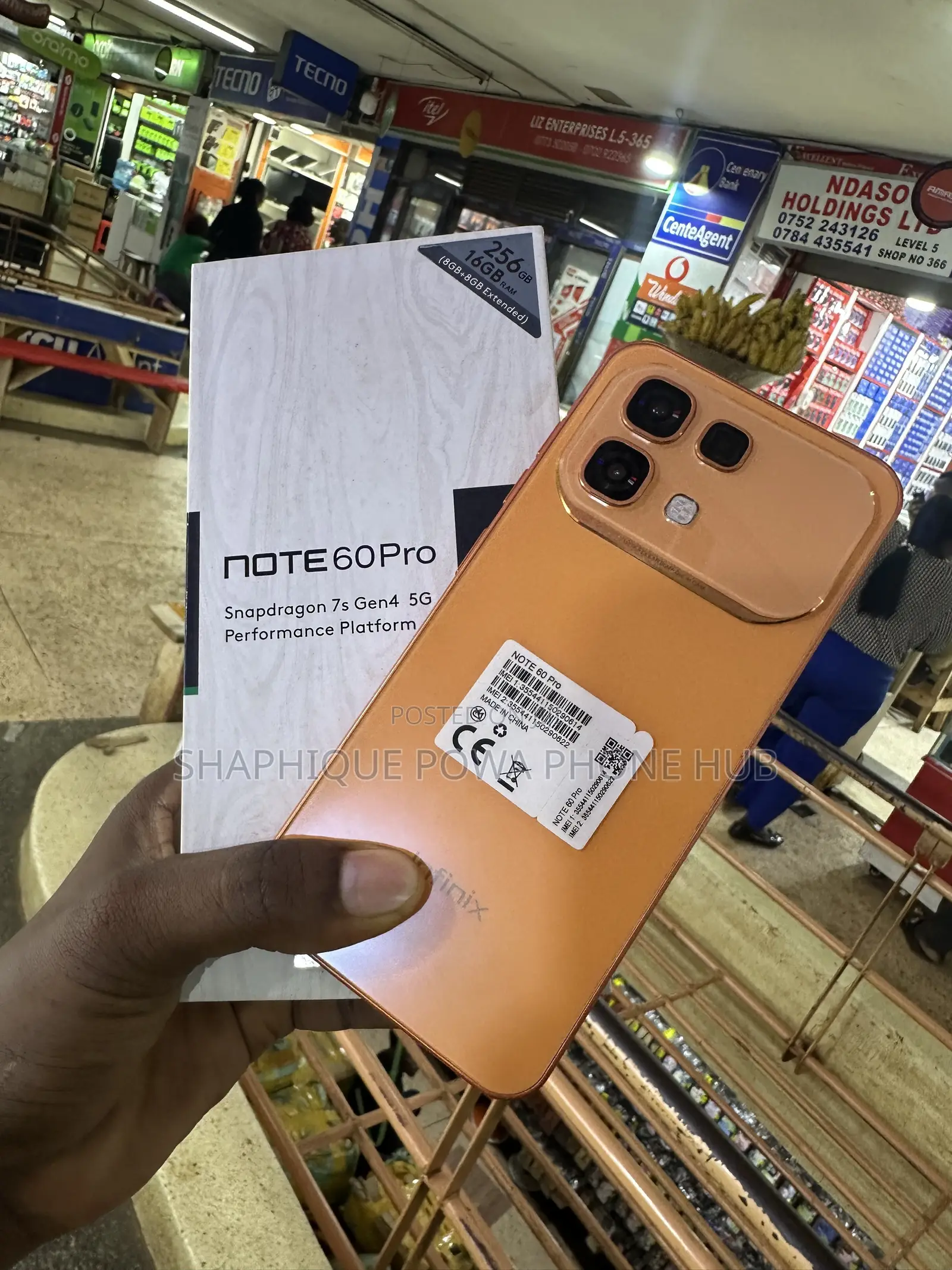 New Infinix Note 60 Pro 256 GB Orange