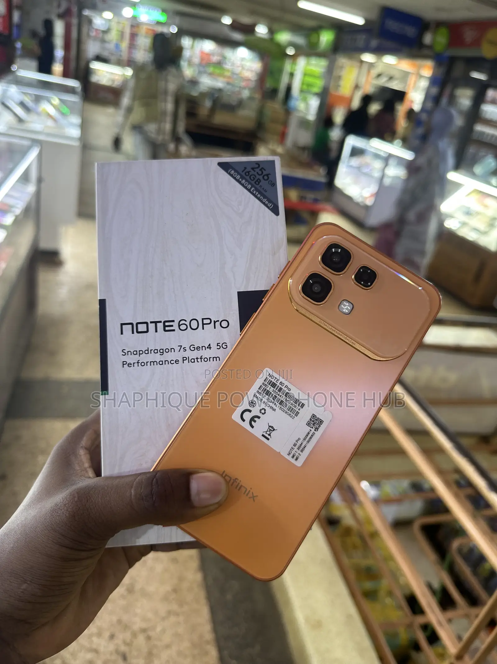 New Infinix Note 60 Pro 256 GB Orange