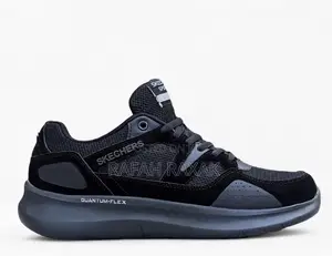 Men’s Classic Black Skechers Quantum Flex Sneakers