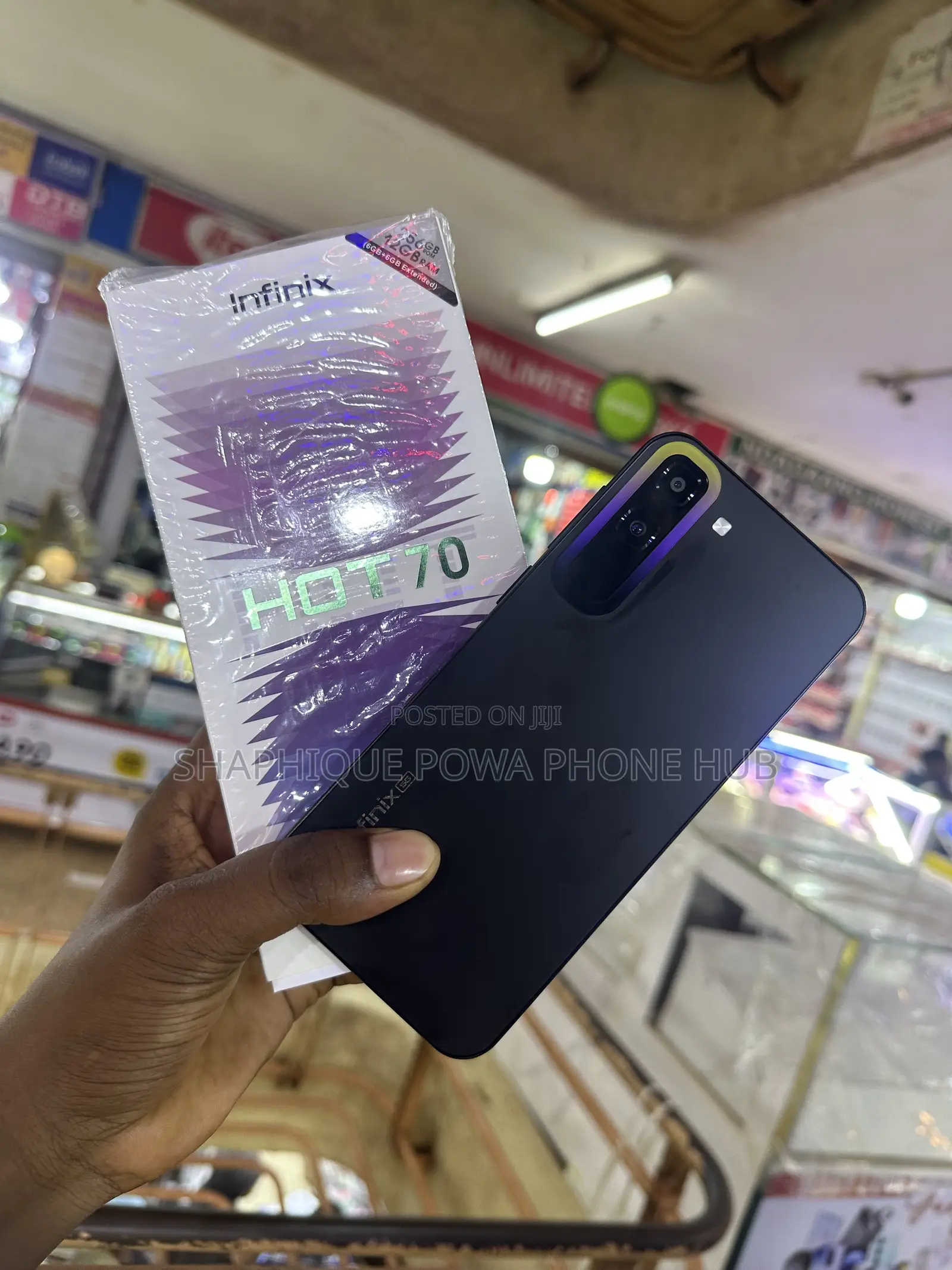 New Infinix Hot 70 256 GB Black