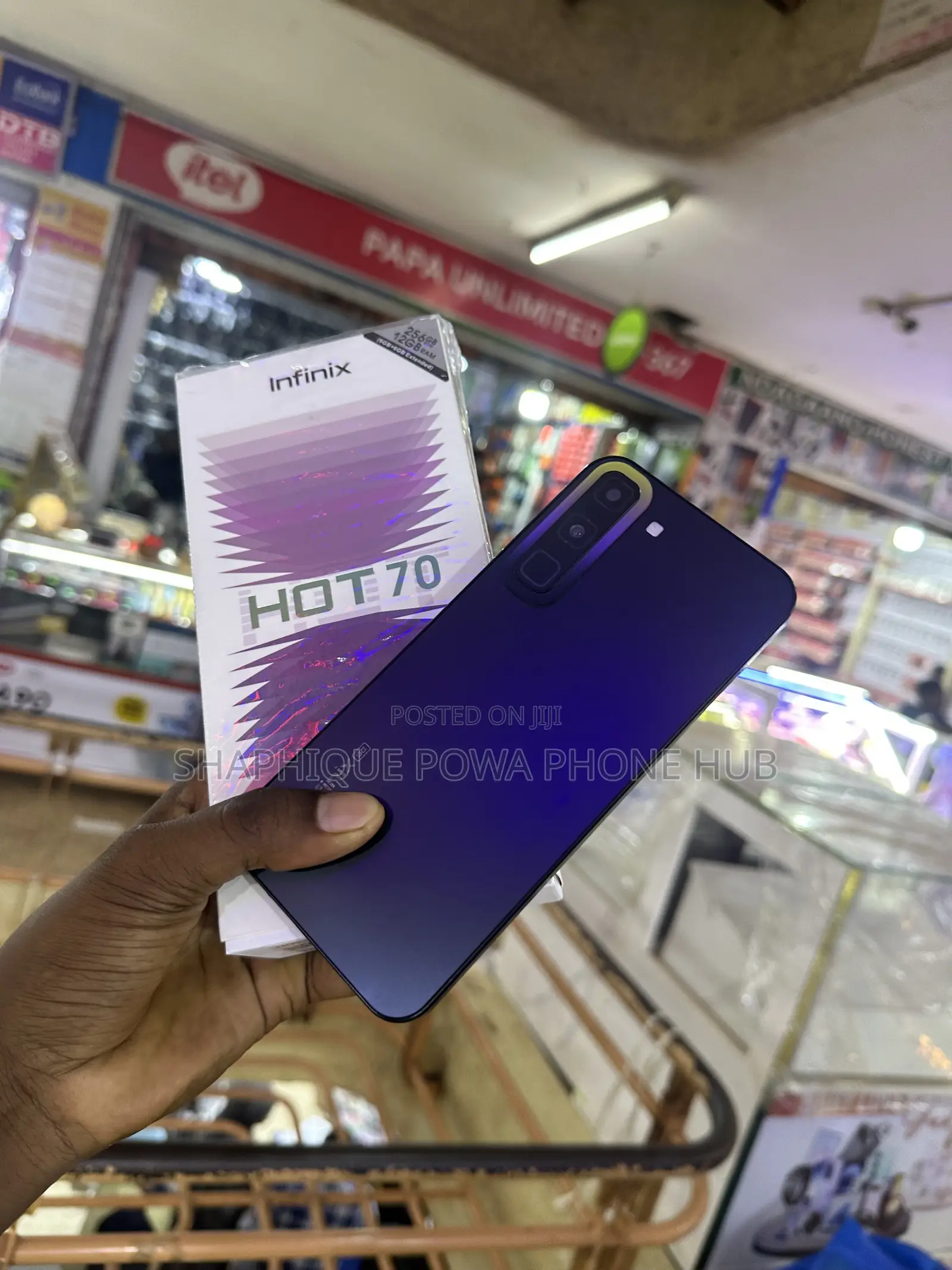 New Infinix Hot 70 256 GB Black