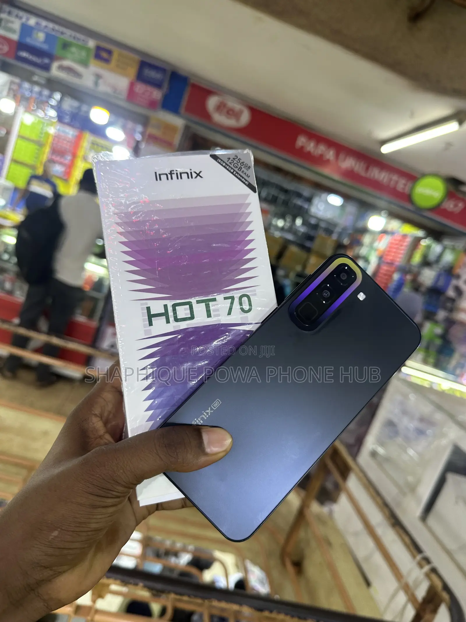 New Infinix Hot 70 256 GB Black