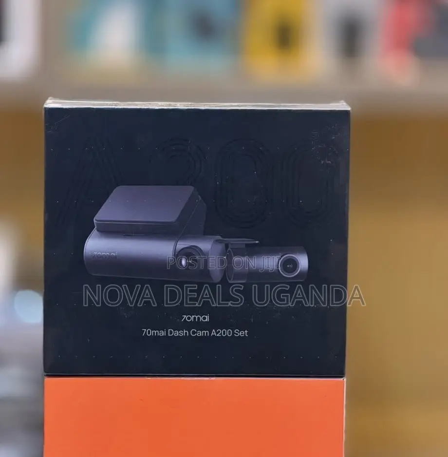 70mai Xiaomi A200 Dash Camera Set EU With Rear Camera RC11, Black