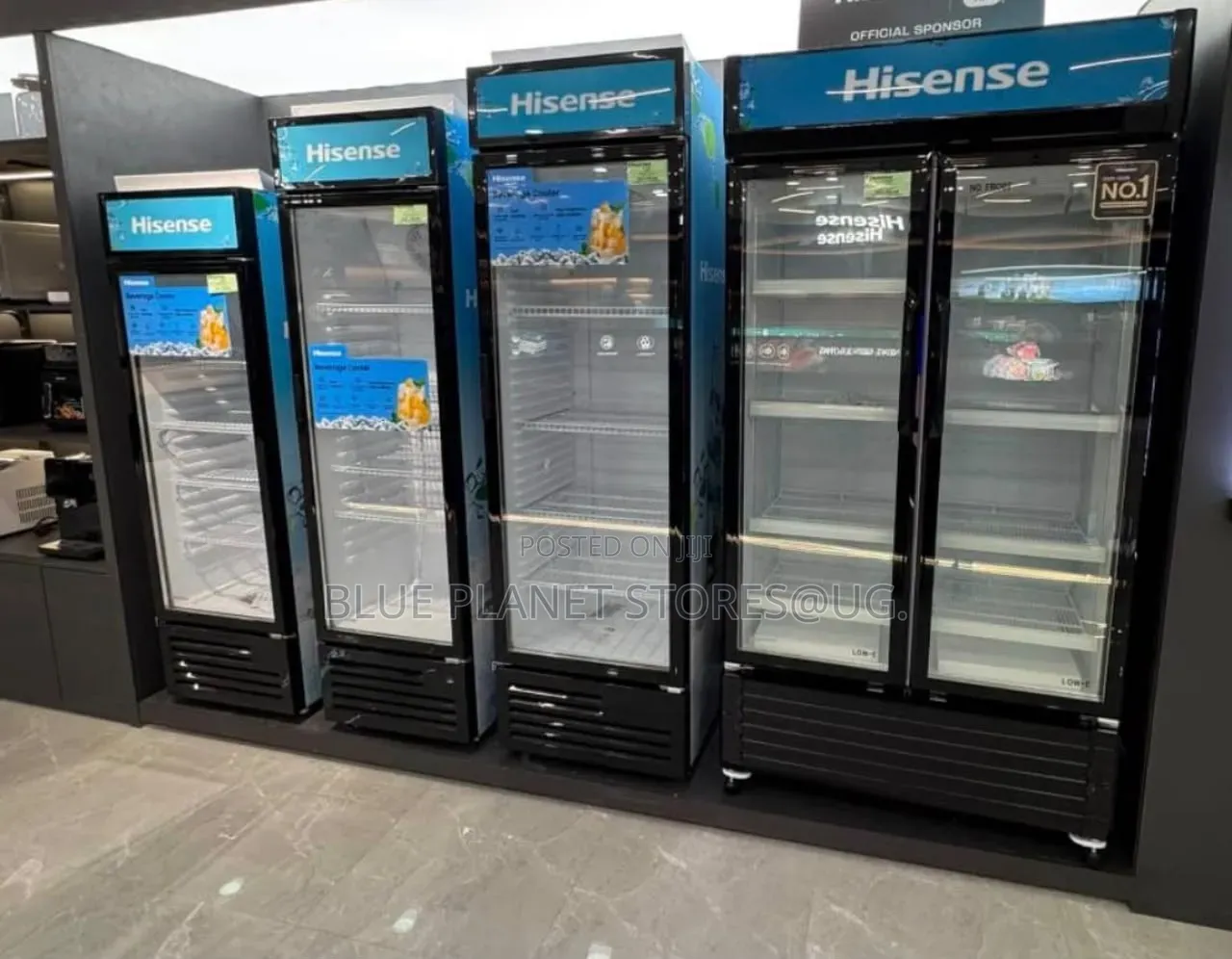 HISENSE 810Litres Double Door Showcase/Display Chillers \\ FL-81