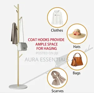 Freestanding Modern Metal Coat Rack Stand