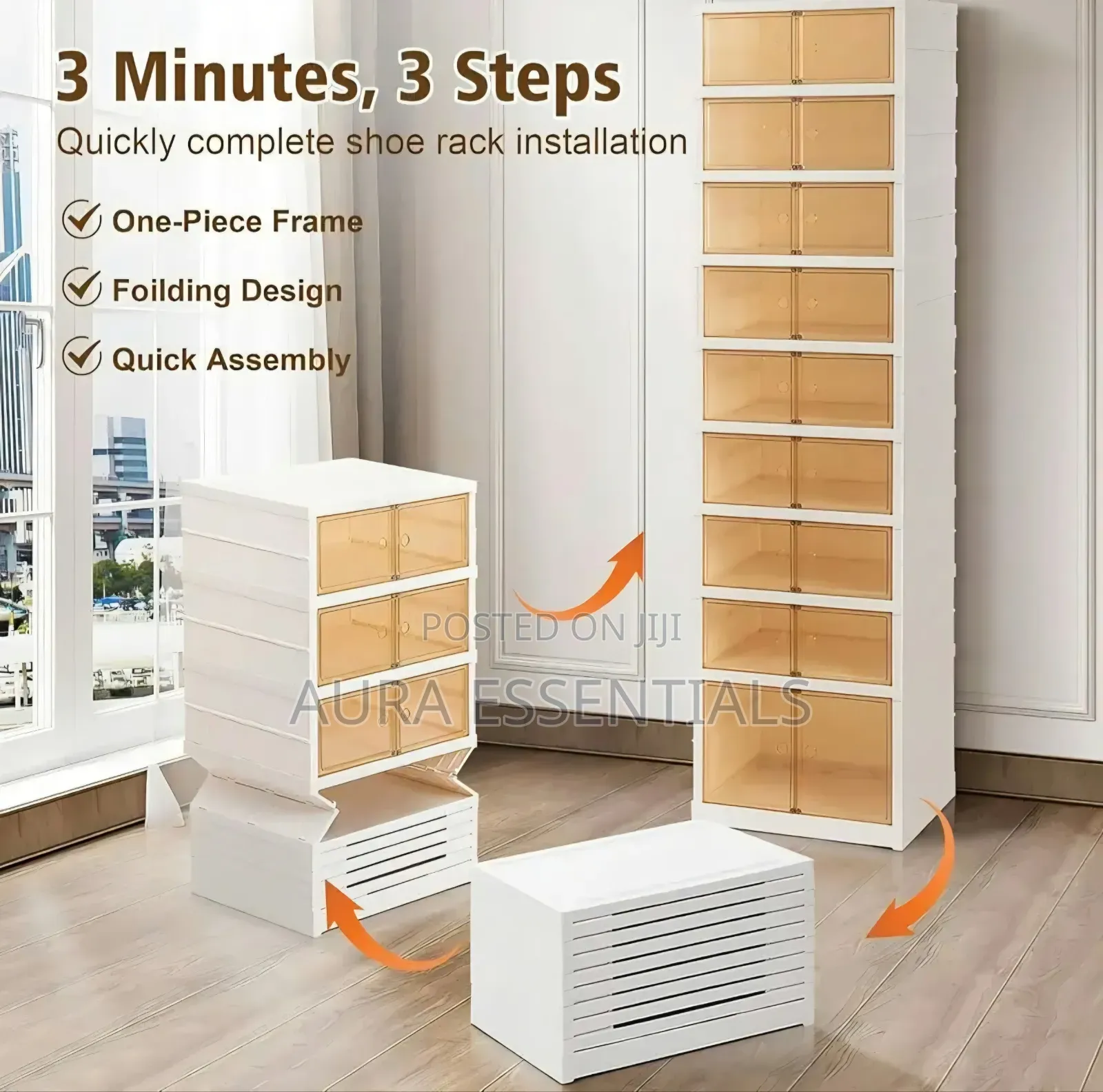 Shoe Rack 9 Layer Foldable Shoe Box