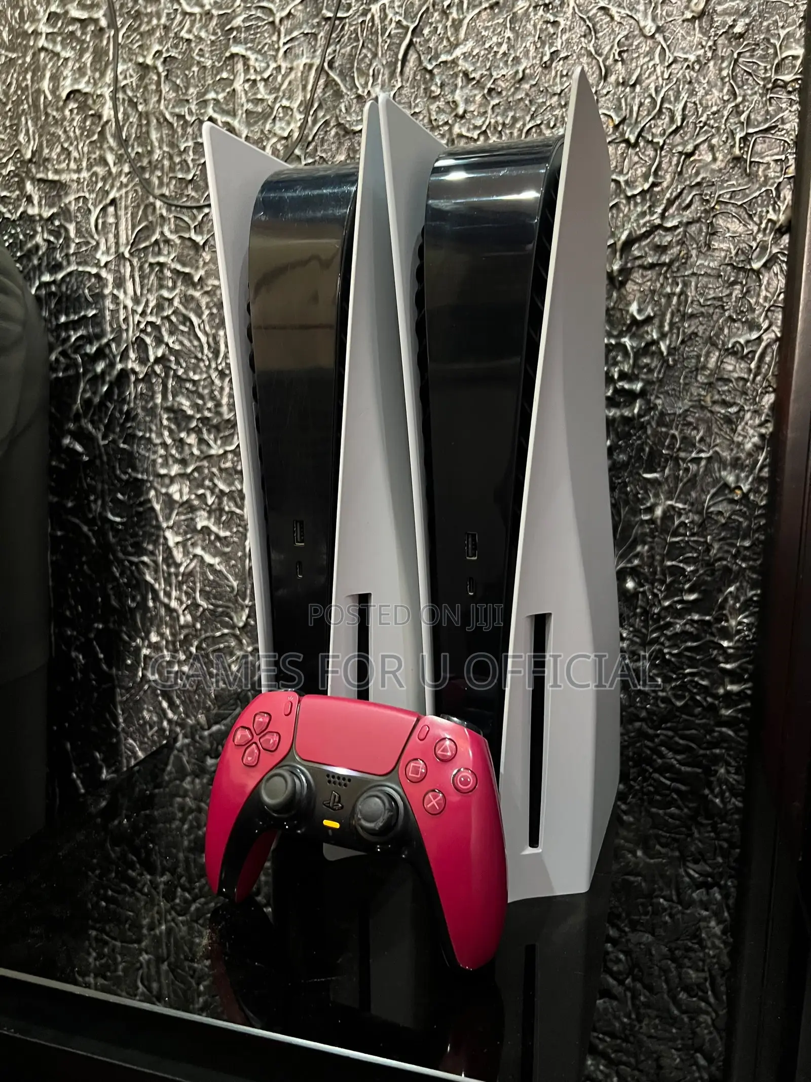 Ps5 Standard Consoles 1 Pad Maroon Disc Edition