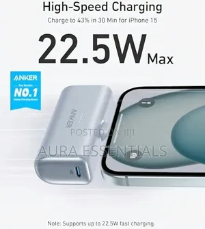 Anker Nano Power Bank (22.5W, 5,000mAh)