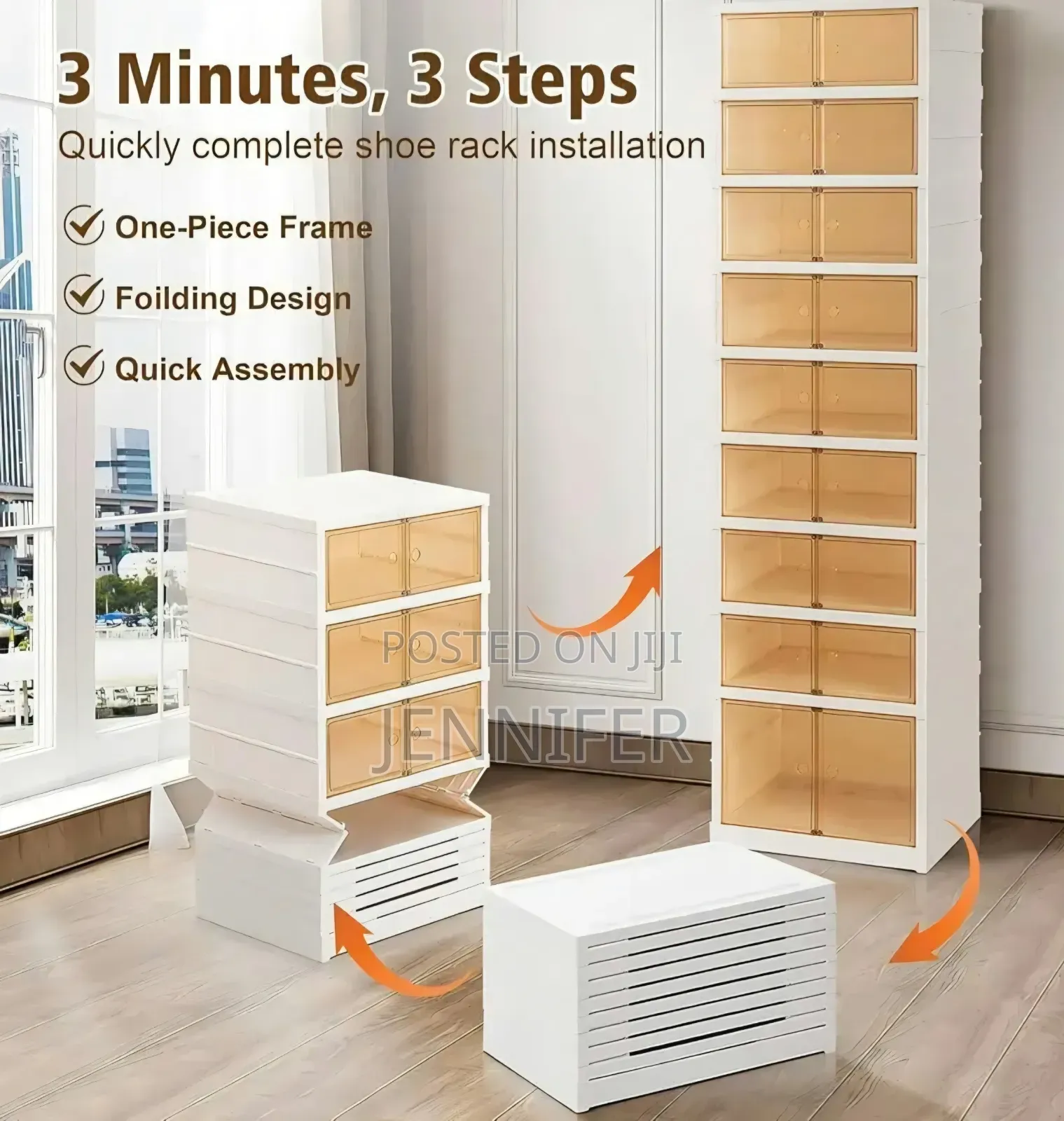 Shoe Rack 9 Layer Foldable Shoe Box