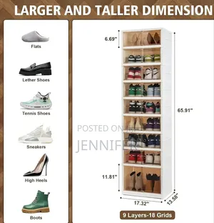 Shoe Rack 9 Layer Foldable Shoe Box