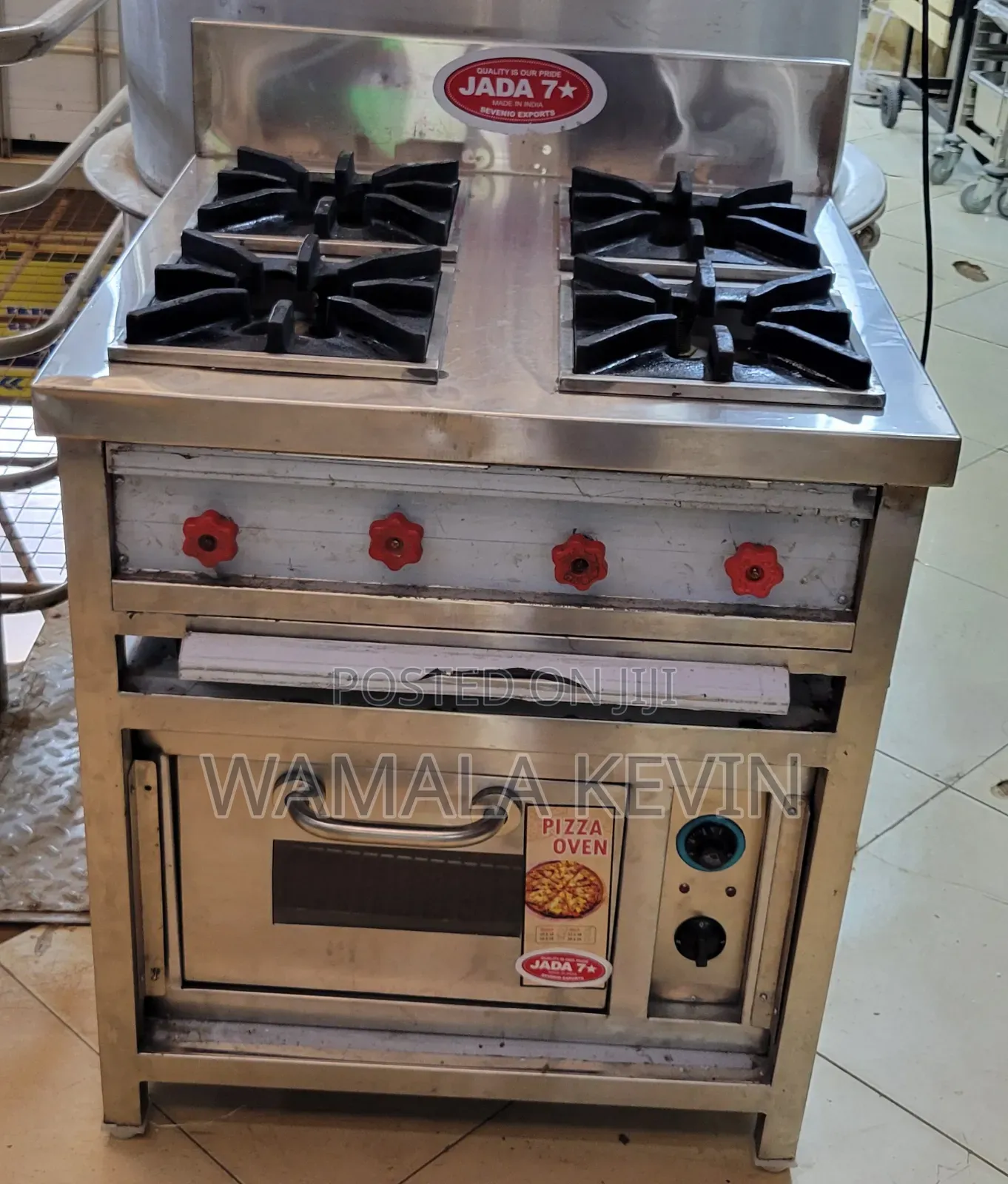 4-Burner Gas Stove With Oven