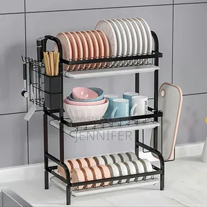 3 Tier Extra Large Carbon Steel Dish Rack