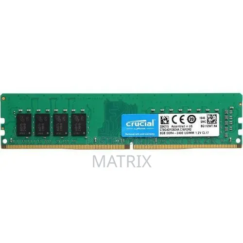 Crucial 8GB DDR4 2600 PC4 Desktop Memory